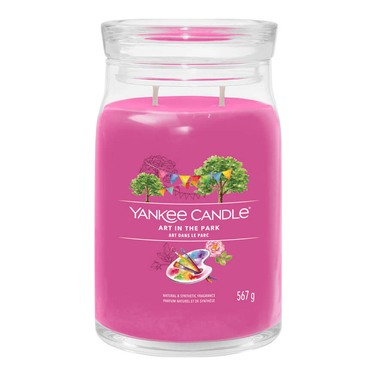 Yankee Candle Art in the Park – Candela Profumata Giara Grande Signature 567 g