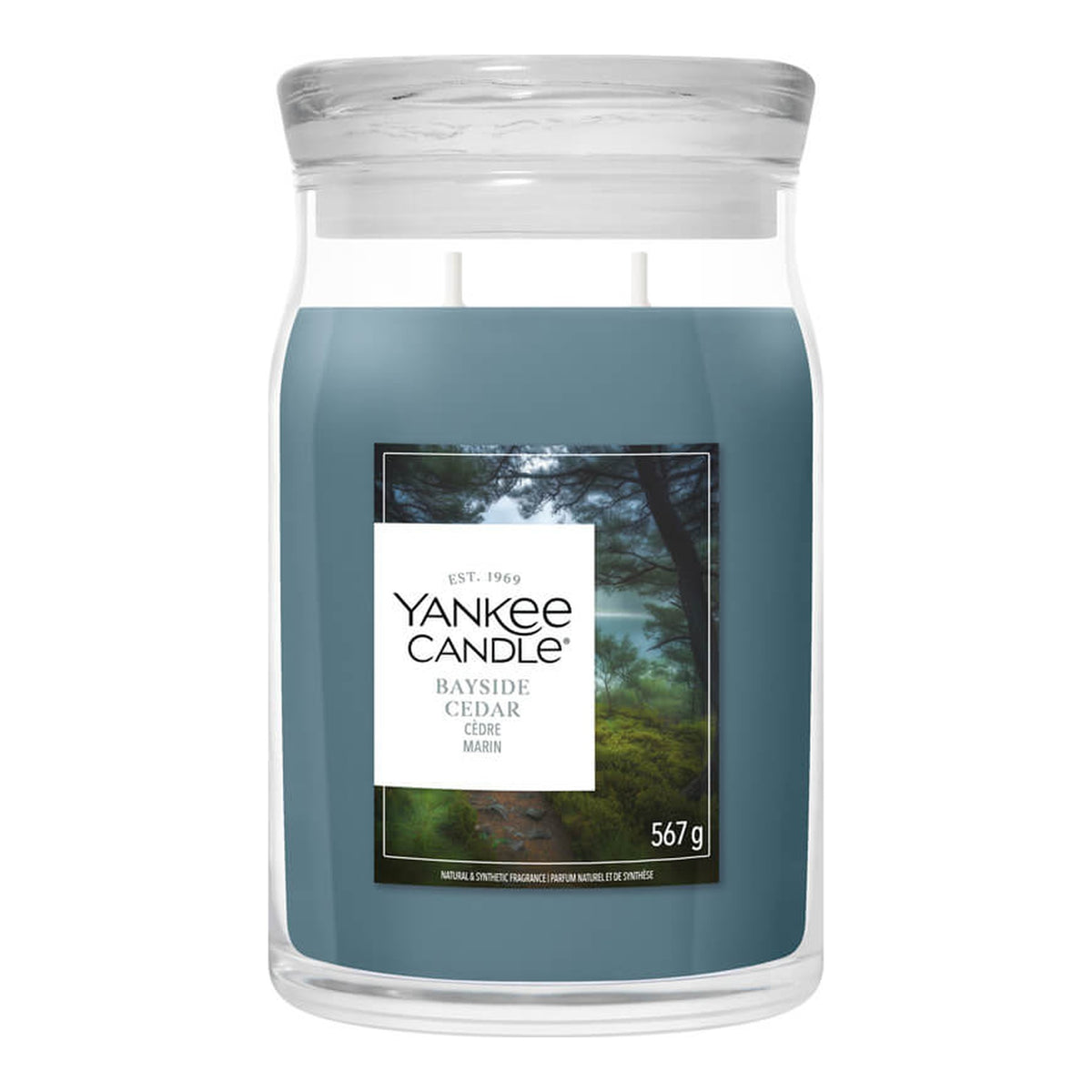 Yankee Candle Bayside Cedar – Candela Profumata Giara Grande Signature 567 g