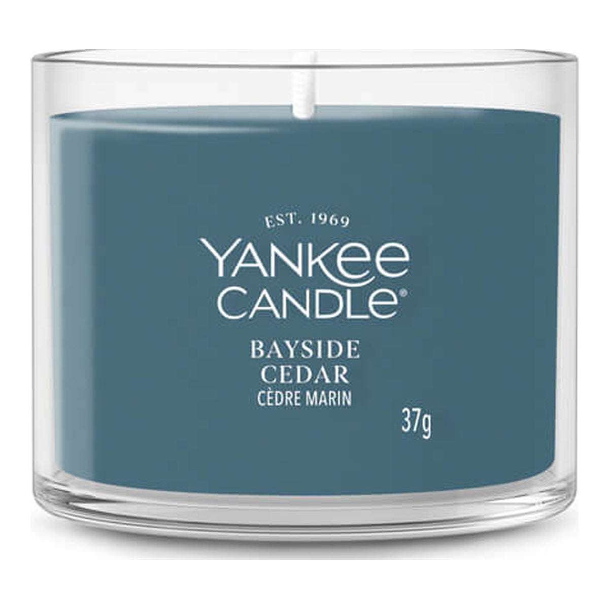 Yankee Candle Bayside Cedar – Candela Profumata Mini Votiva in Vetro 37 g