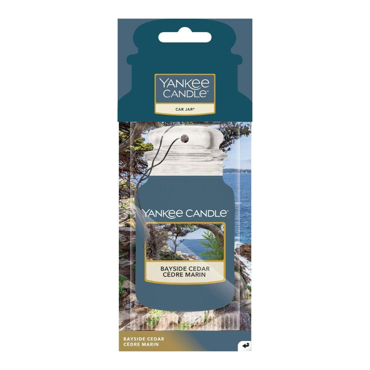 Yankee Candle Bayside Cedar Car Jar Paper – Profumatore Auto in Cartoncino