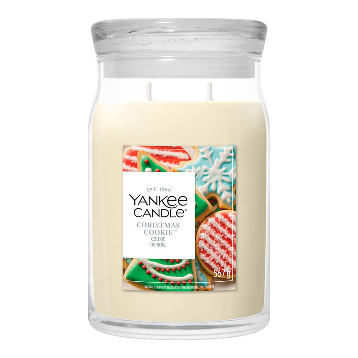 Yankee Candle Christmas Cookie – Candela Profumata Giara Grande Signature 567 g