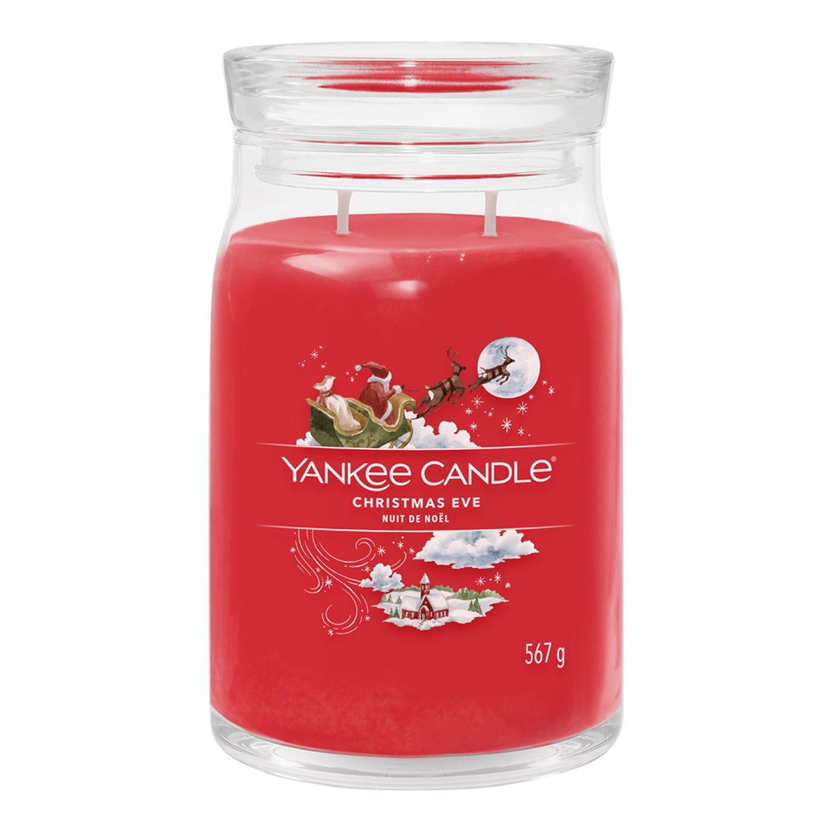 Yankee Candle Christmas Eve – Candela Profumata Giara Grande Signature 567 g