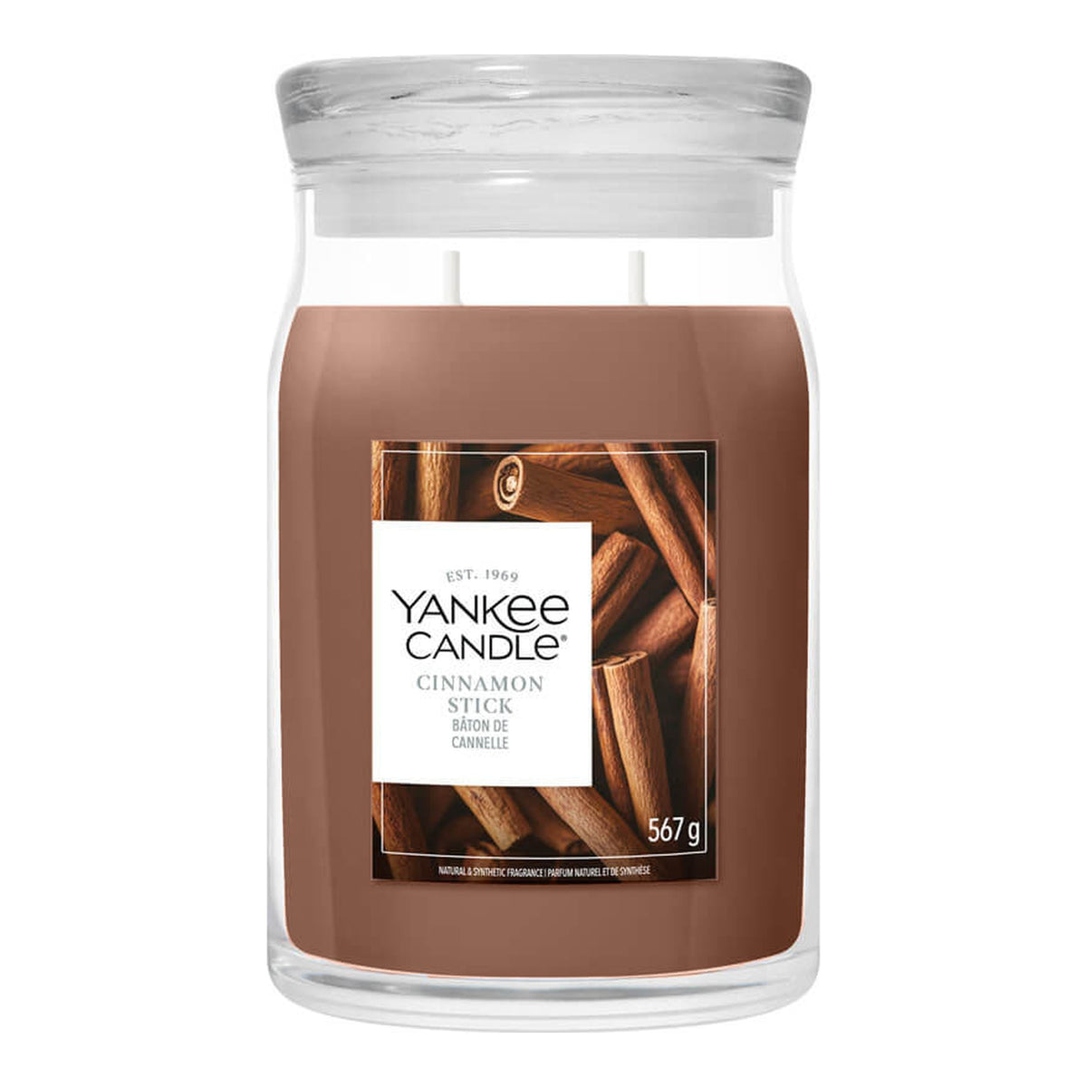 Yankee Candle Cinnamon Stick – Candela Profumata Giara Grande Signature 567 g