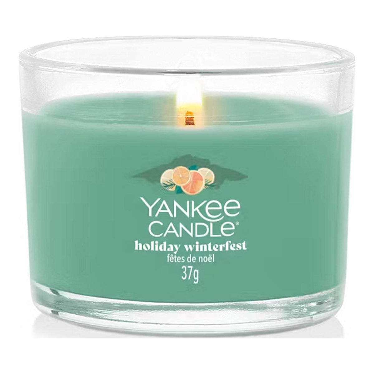 Yankee Candle Holiday Winterfest – Candela Profumata Mini Votiva in Vetro 37 g