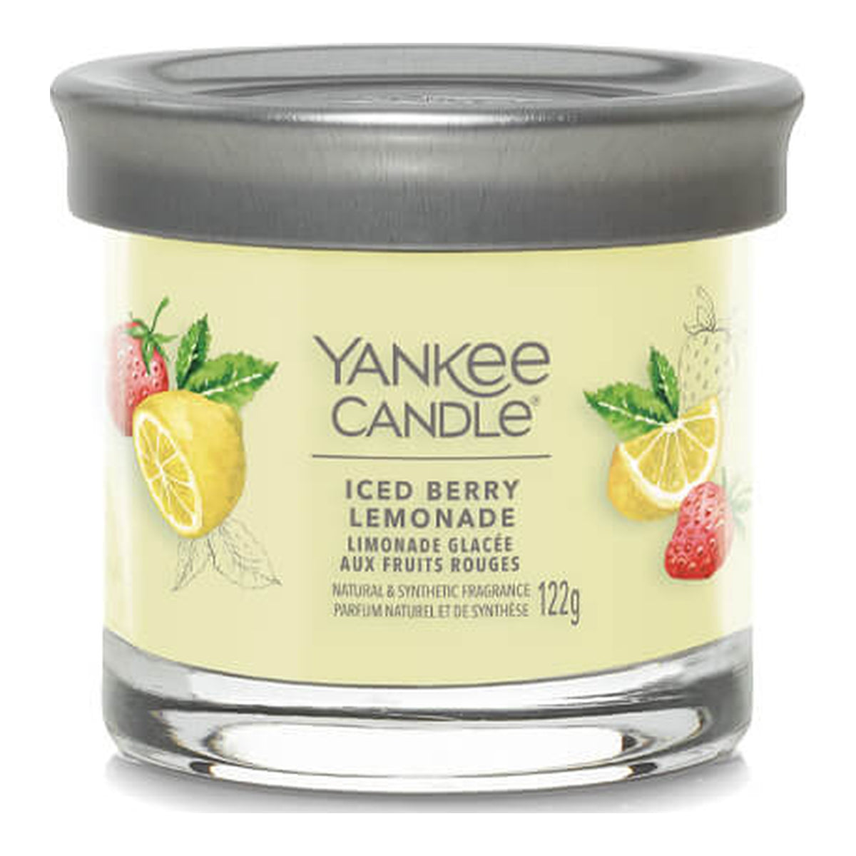 Yankee Candle Iced Berry Lemonade – Candela Profumata Tumbler Piccolo Signature 122 g