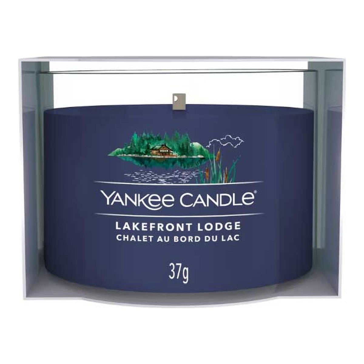 Yankee Candle Lakefront Lodge – Candela Profumata Mini Votiva in Vetro 37 g