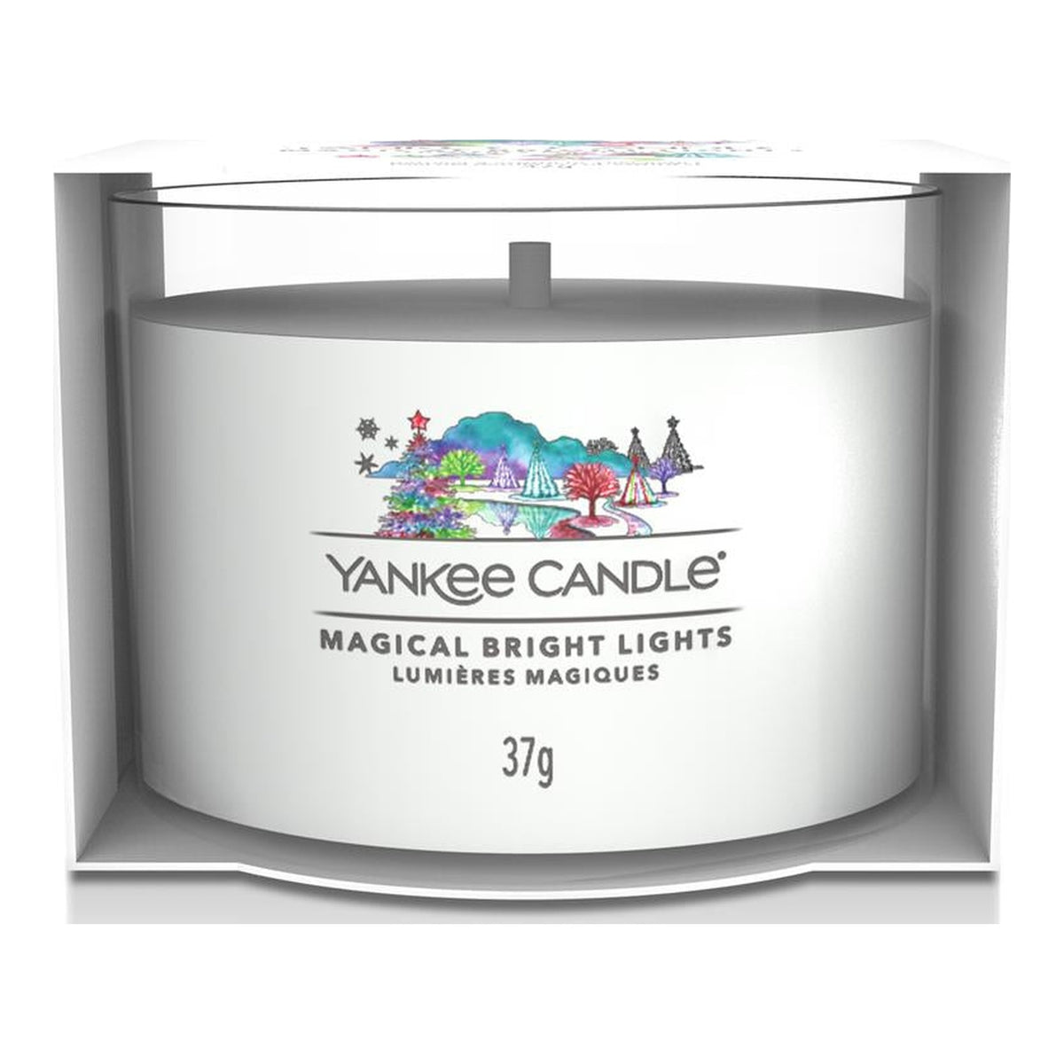 Yankee Candle Magical Bright Lights – Candela Profumata Mini Votiva in Vetro 37 g