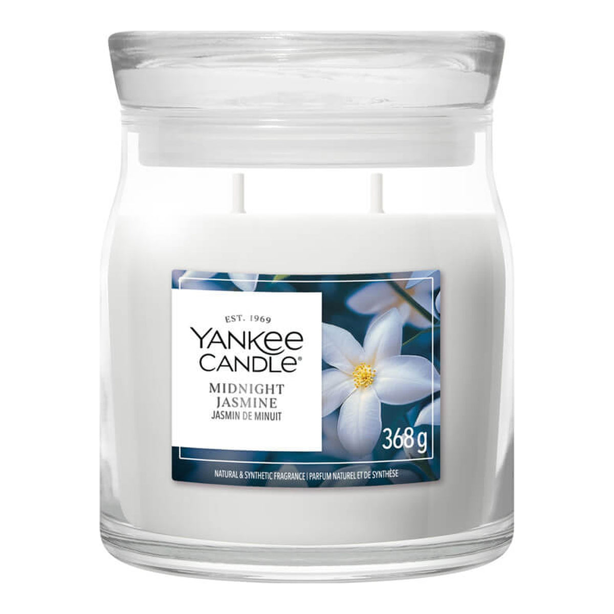 Yankee Candle Midnight Jasmine – Candela Profumata Giara Media Signature 368 g