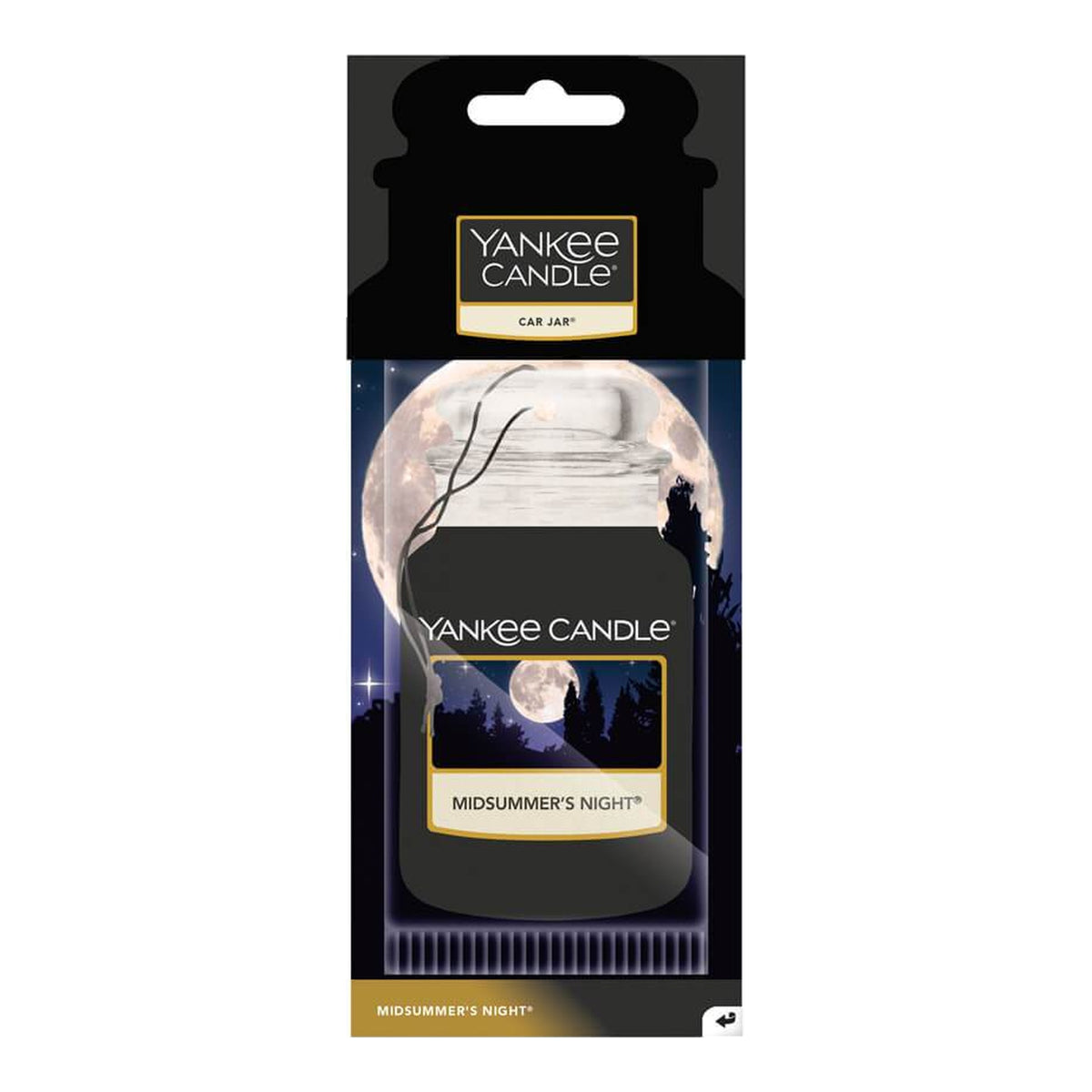 Yankee Candle Midsummer’s Night Car Jar Paper – Profumatore Auto in Cartoncino