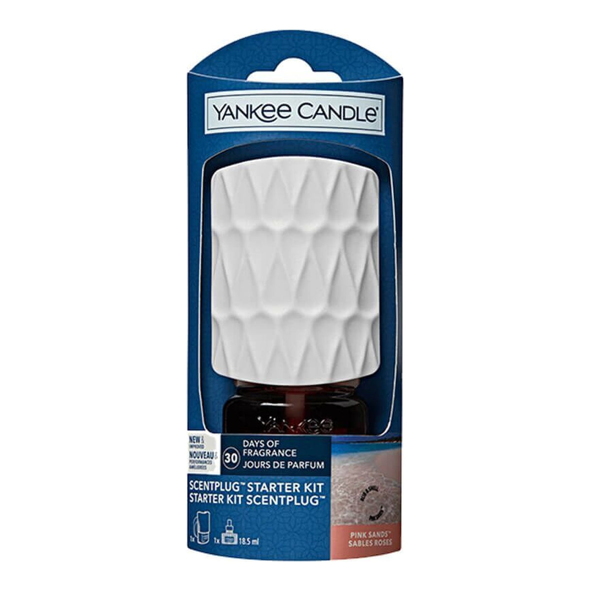 Yankee Candle Pink Sands – Kit ScentPlug Diffusore Elettrico con Ricarica 18,5 ml