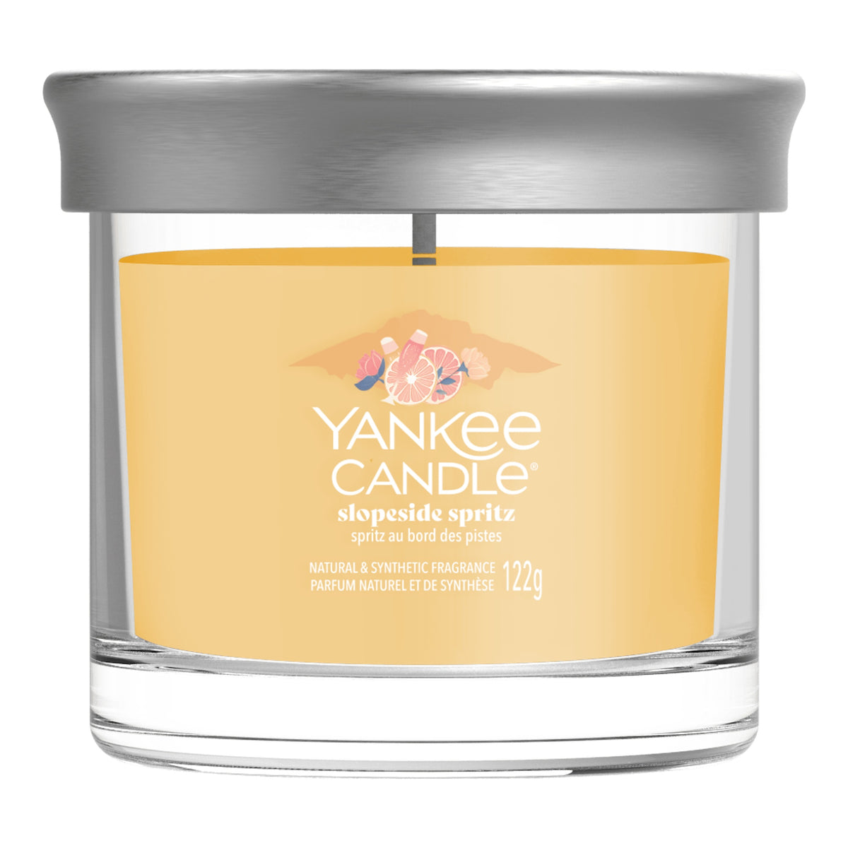Yankee Candle Slopeside Spritz – Candela Profumata Tumbler Piccolo Signature 122 g
