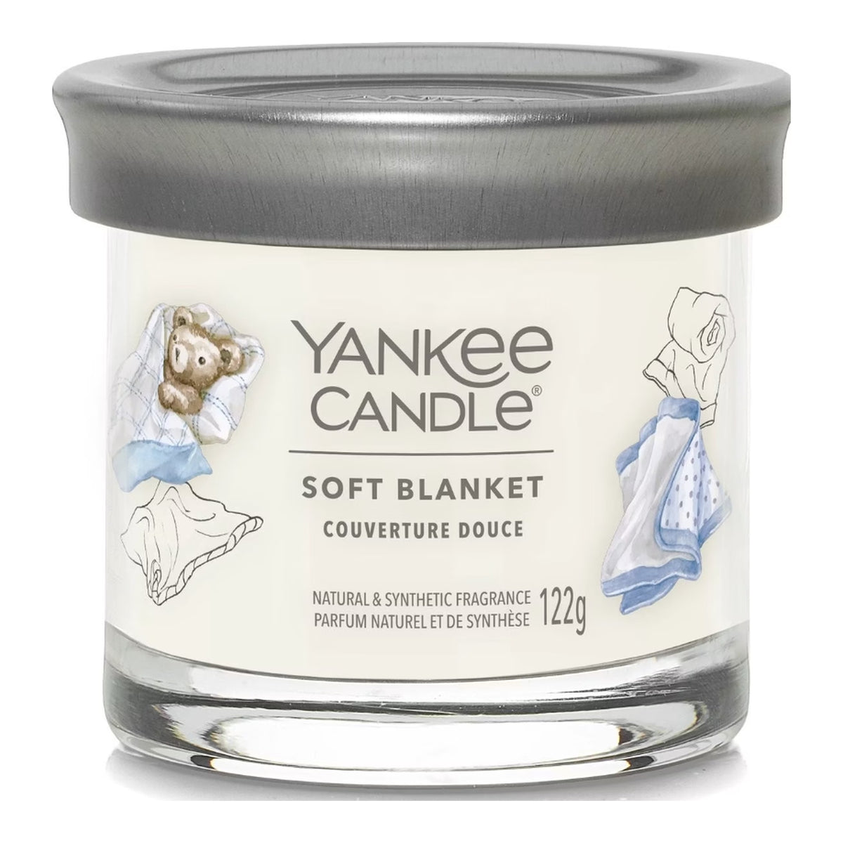 Yankee Candle Soft Blanket – Candela Profumata Tumbler Piccolo Signature 122 g