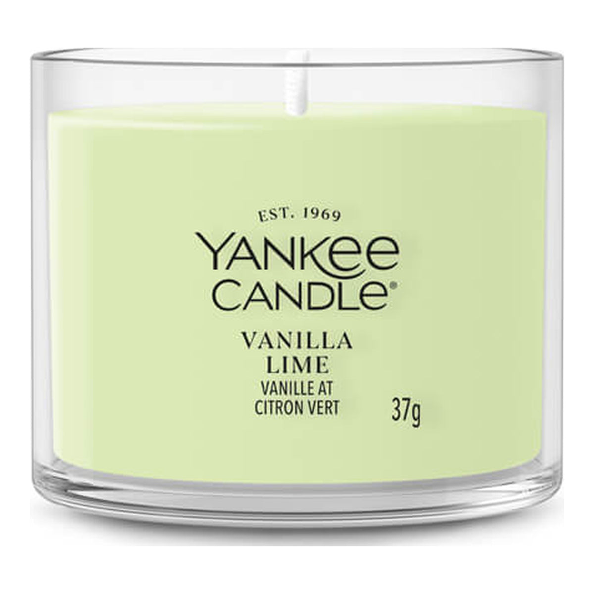 Yankee Candle Vanilla Lime – Candela Profumata Mini Votiva in Vetro 37 g