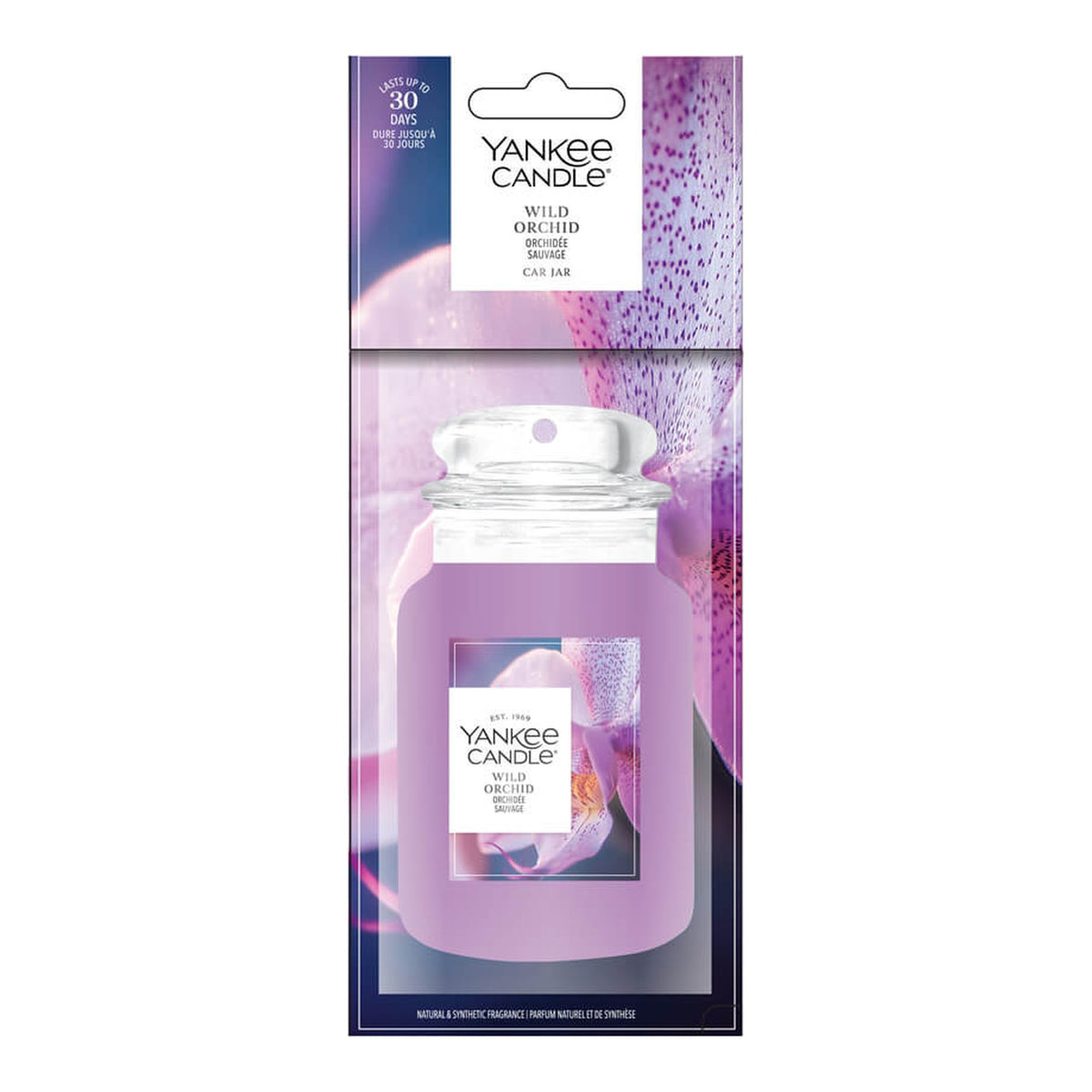 Yankee Candle Wild Orchid – Car Jar Paper – Profumatore Auto in Cartoncino