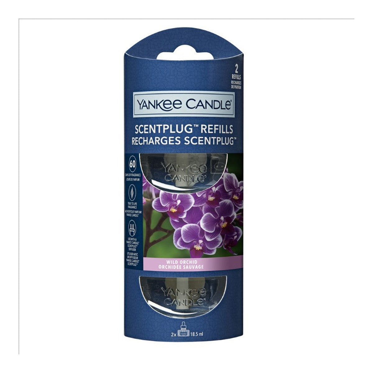 Yankee Candle Wild Orchid – Ricariche ScentPlug Diffusore Elettrico 2 × 18,5 ml