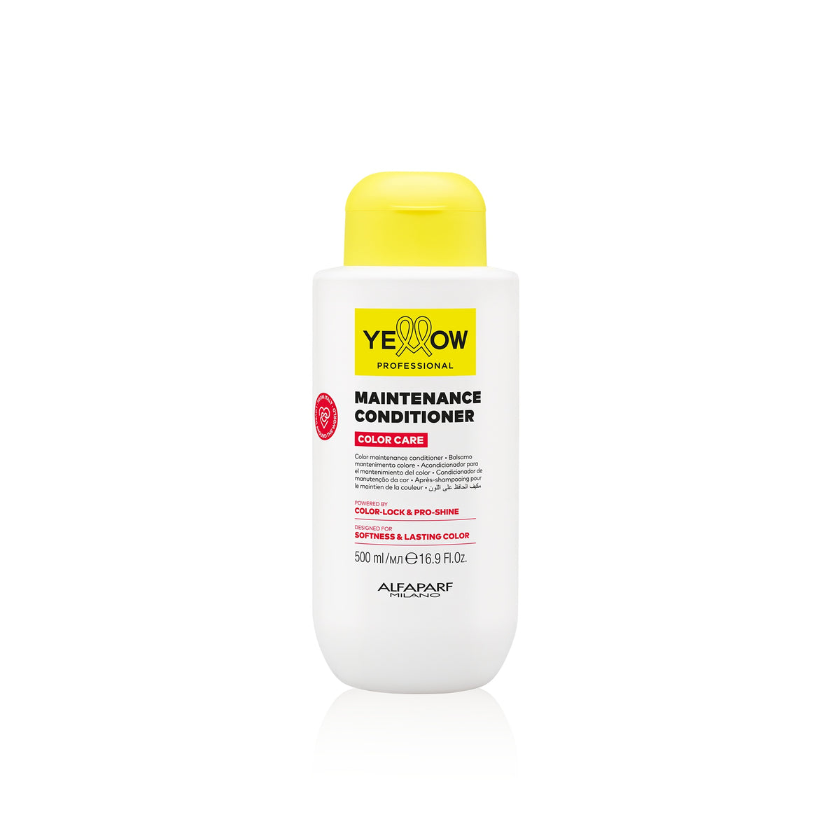 Yellow Color Care Maintenance Conditioner – Balsamo protettivo per capelli colorati 500 ml, confezione frontale