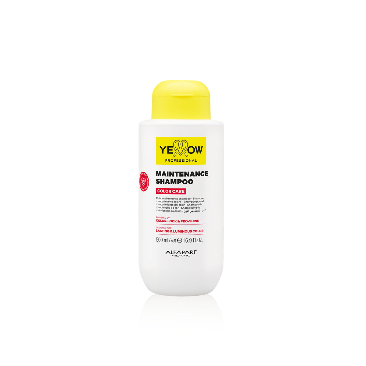 Yellow Professional Color Care Maintenance Shampoo – Shampoo Protettivo Colore 500 ml, confezione frontale