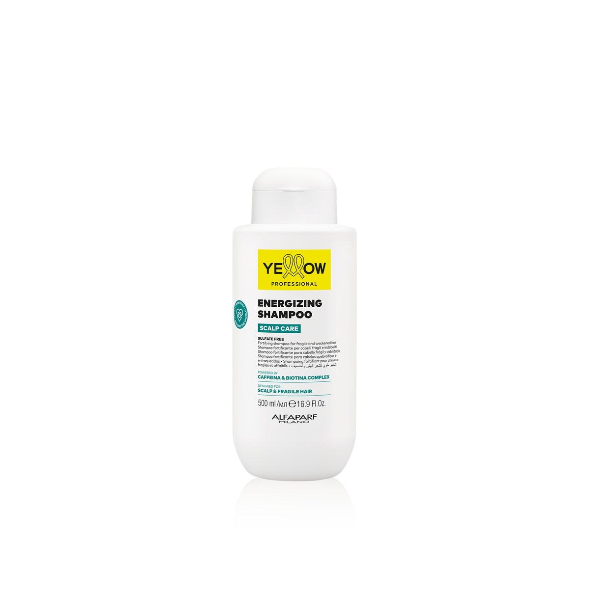 Yellow Professional Scalp Energizing Shampoo – Shampoo Fortificante Anticaduta 500 ml, confezione frontale