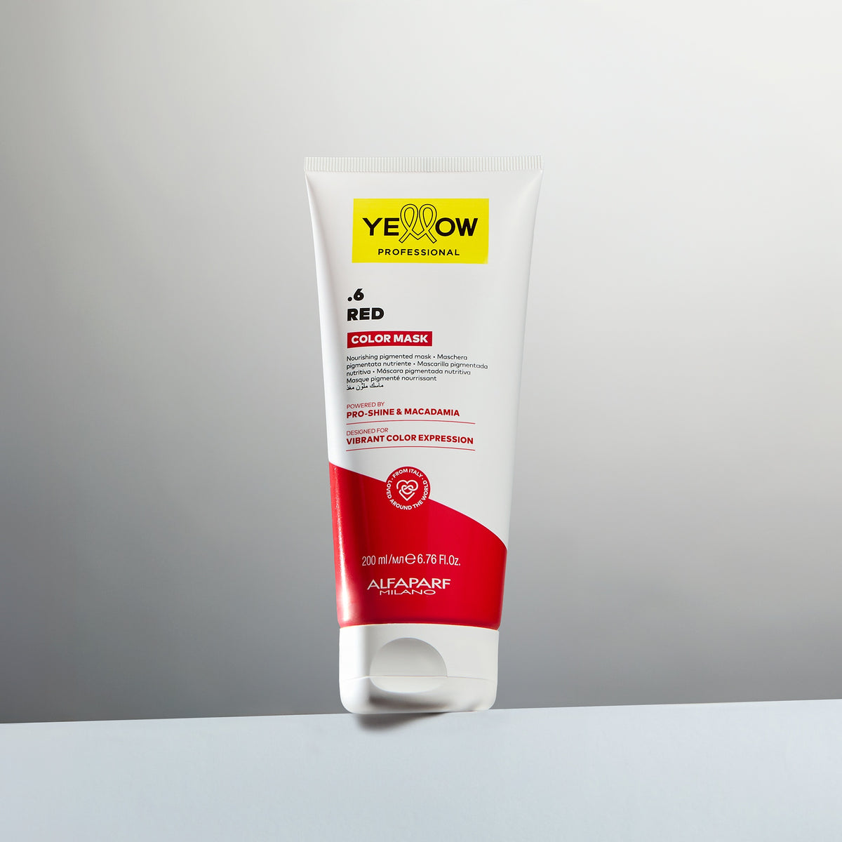 Yellow Professional Color Care Color Mask – Maschera Colorante Nutriente e Ravvivante 200 ml, .6 RED, immagine ufficiale 2
