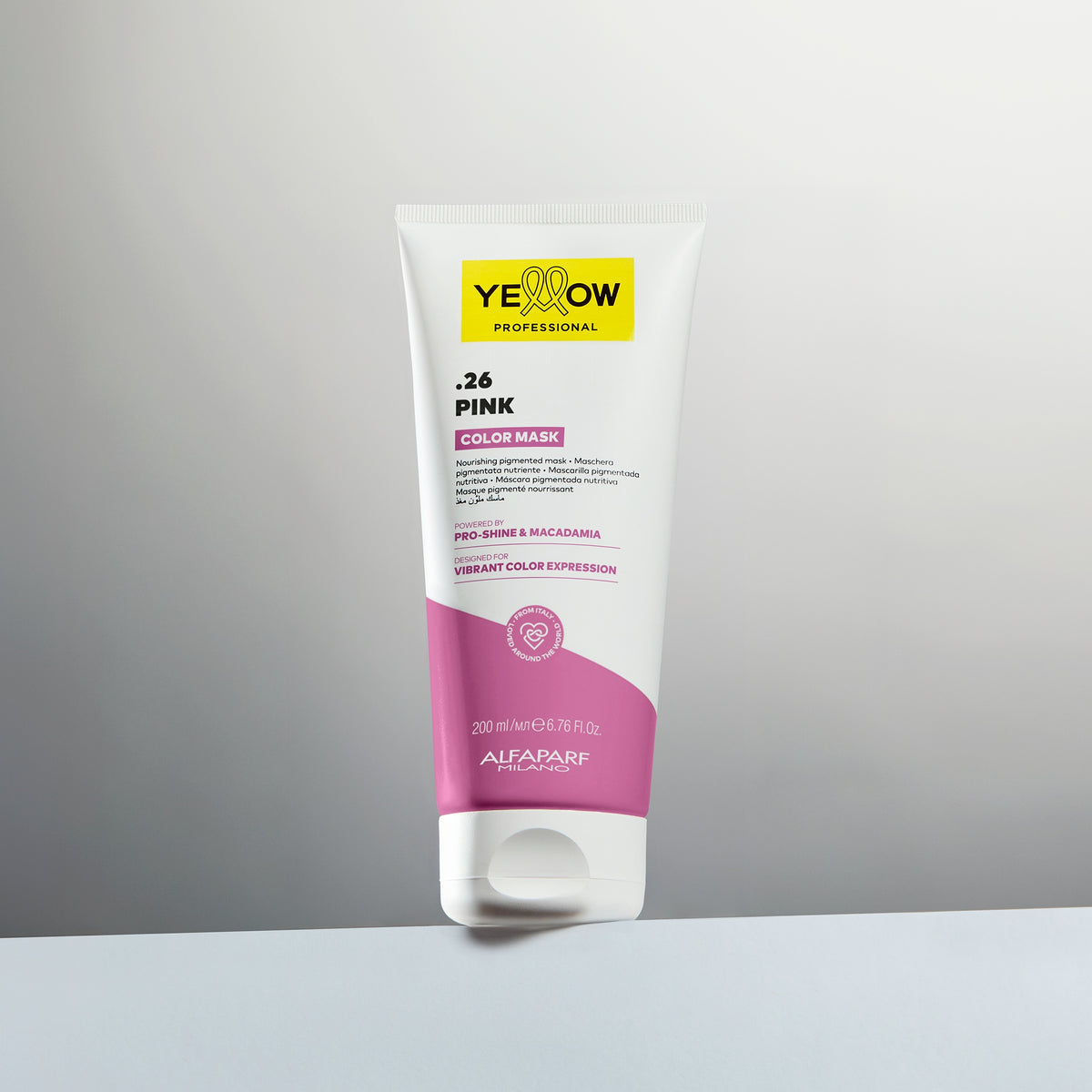 Yellow Professional Color Care Color Mask – Maschera Colorante Nutriente e Ravvivante 200 ml, .26 PINK, immagine ufficiale 2