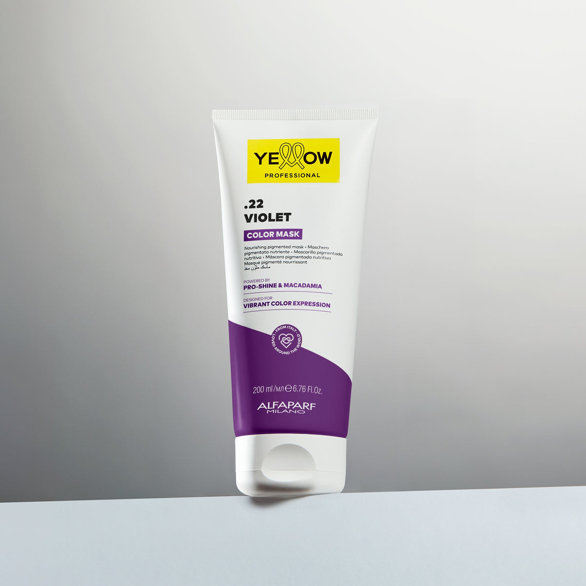 Yellow Professional Color Care Color Mask – Maschera Colorante Nutriente e Ravvivante 200 ml, .22 VIOLET, immagine ufficiale 2