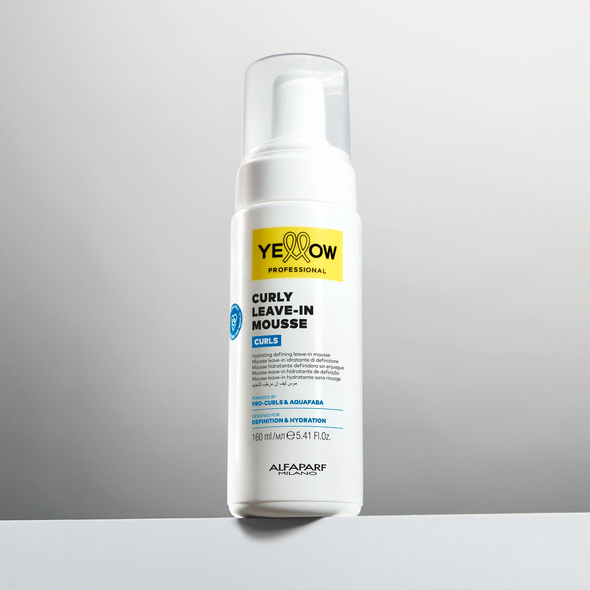 Yellow Professional Curls Curly Leave-In Mousse – Mousse leave-in idratante di definizione per capelli mossi, ricci e coily 160 ml, immagine ufficiale 2