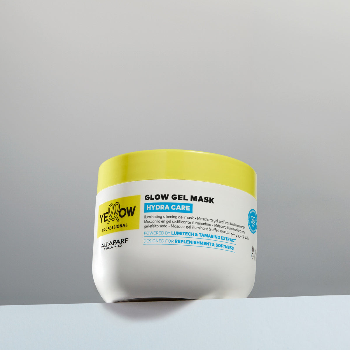 Yellow Professional Hydra Care Glow Gel Mask – Maschera gel setificante illuminante per tutti i tipi di capelli 300 ml, immagine ufficiale 2