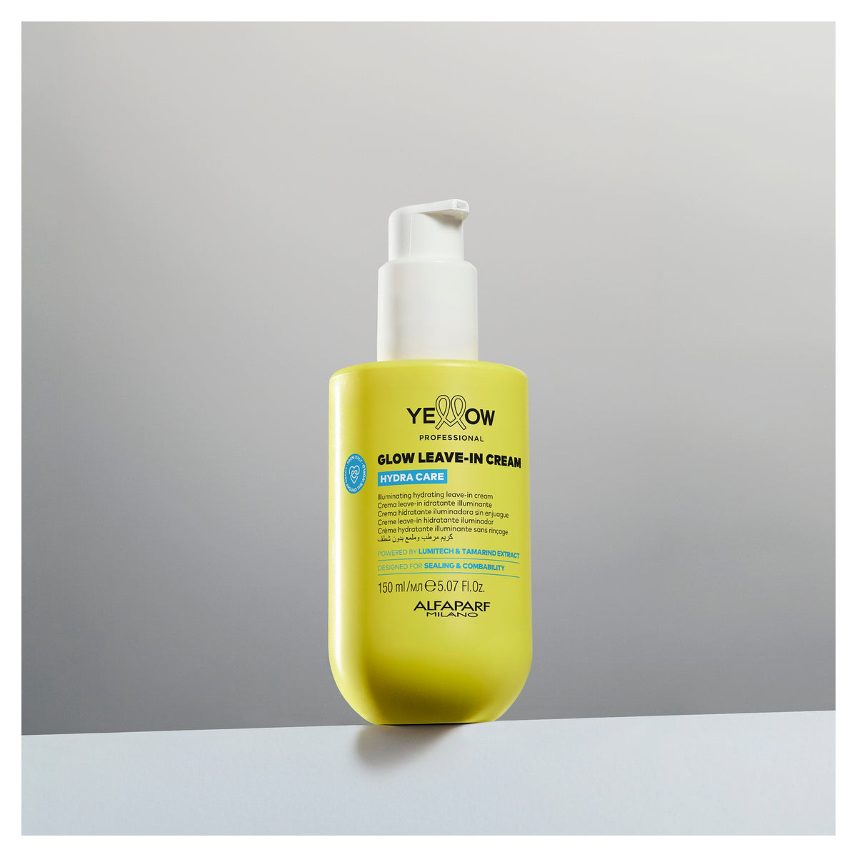 Yellow Professional Hydra Care Glow Leave-in Cream – Crema Idratante Illuminante Anticrespo 150 ml, immagine ufficiale 2