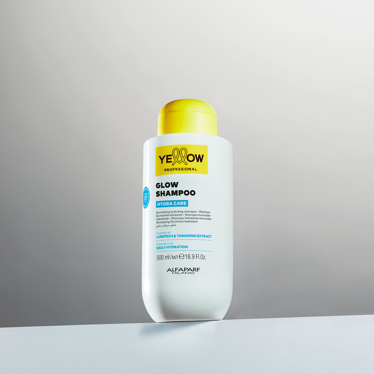 Yellow Professional Hydra Care Glow Shampoo – Shampoo illuminante idratante per tutti i tipi di capelli 500 ml, immagine ufficiale 2