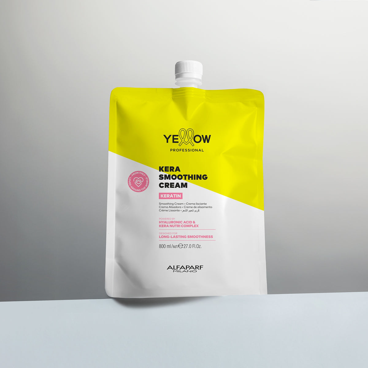 Yellow Professional Keratin Kera Smoothing Cream – Crema lisciante 800ml, immagine ufficiale 2