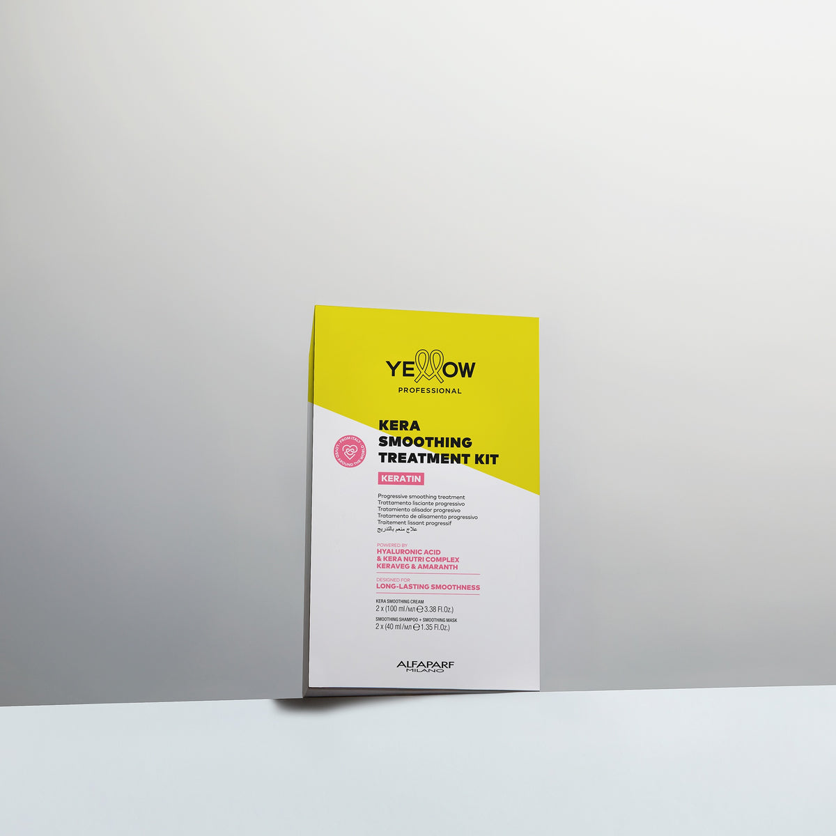 Yellow Professional Keratin Kera Smoothing Treatment Kit – Trattamento lisciante progressivo kit, immagine ufficiale 2