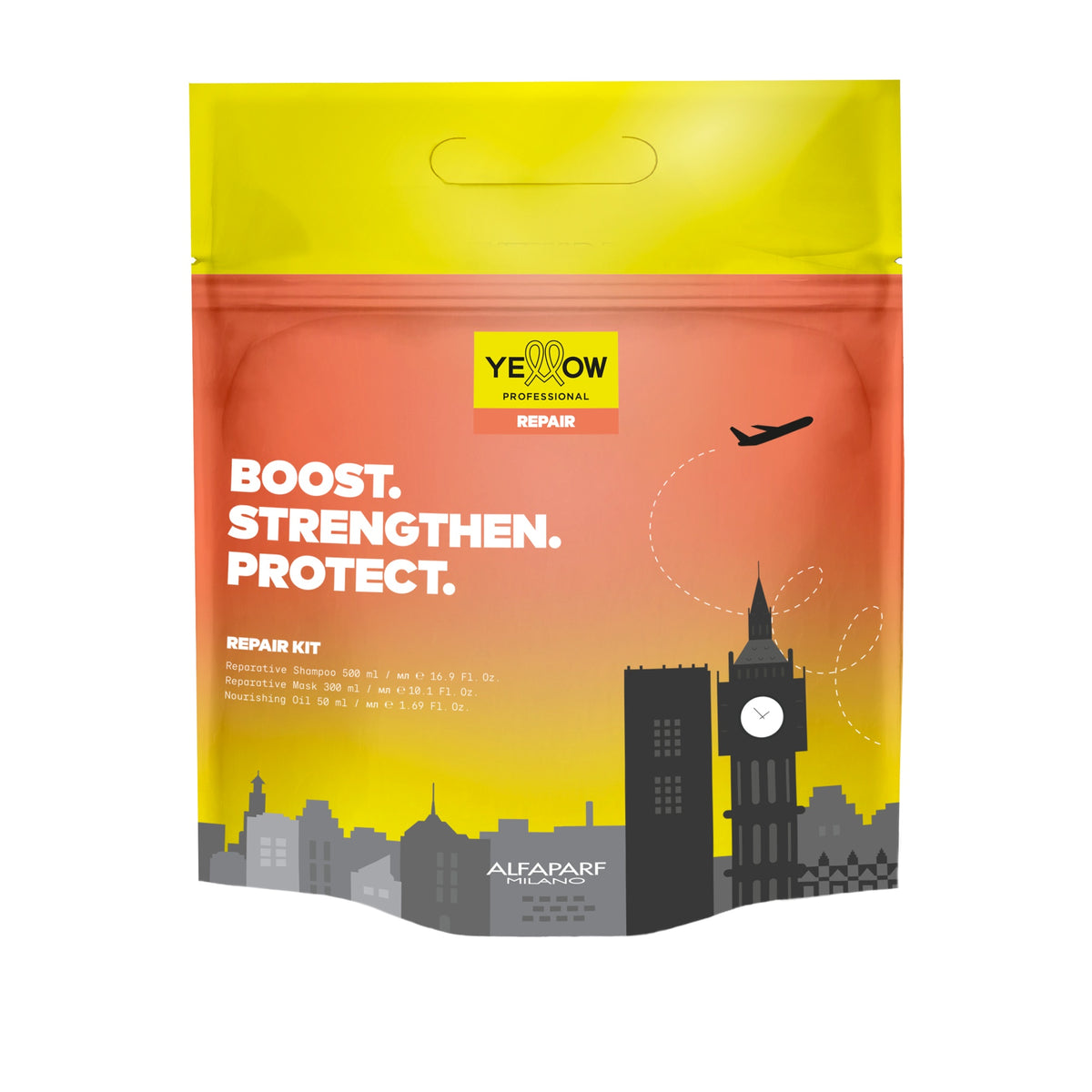 Yellow Professional Repair Holiday Kit – Kit Riparatore per Capelli Danneggiati Kit, immagine ufficiale 2