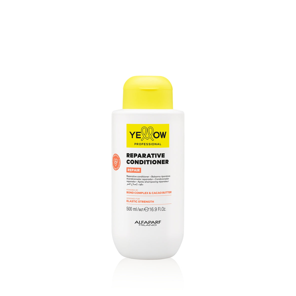 Yellow Professional Repair Reparative Conditioner – Balsamo riparatore per capelli danneggiati 500 ml, confezione frontale