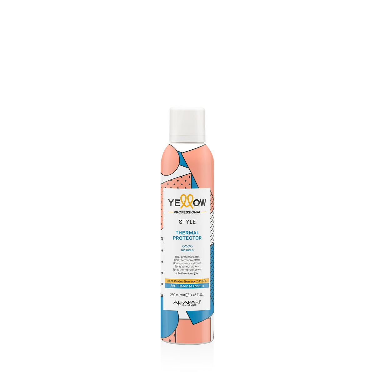 Yellow Professional Style Thermal Protector – Spray termoprotettore 250 ml, confezione frontale