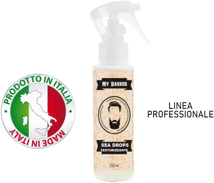 My Barber Sea salt spray, spray sale marino per capelli professionale, Dona Volume e Texture ai capelli, profumazione fresca 250 ml