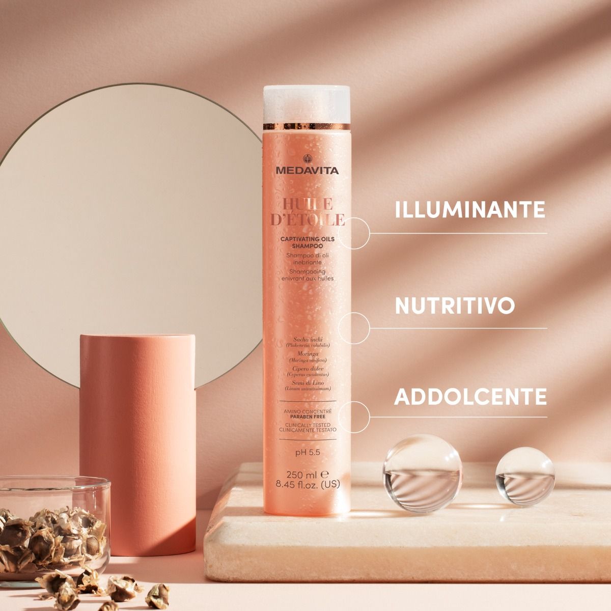 Medavita Huile d’Étoile Shampoo di Oli Inebriante 250ml
