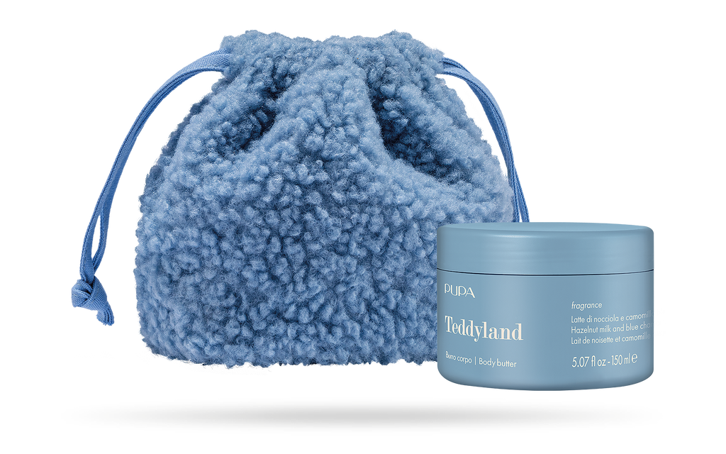PUPA Teddyland - Burro corpo 150 ml + Beauty basket in tessuto