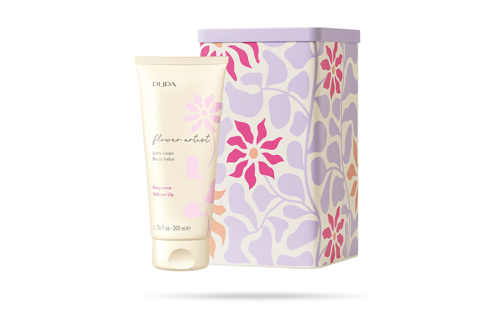 PUPA Flower Artist - Latte Corpo 200 ml + Confezione in Metallo