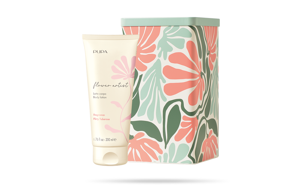 PUPA Flower Artist - Latte Corpo 200 ml + Confezione in Metallo