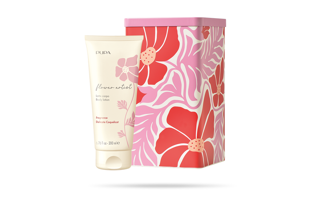 PUPA Flower Artist - Latte Corpo 200 ml + Confezione in Metallo