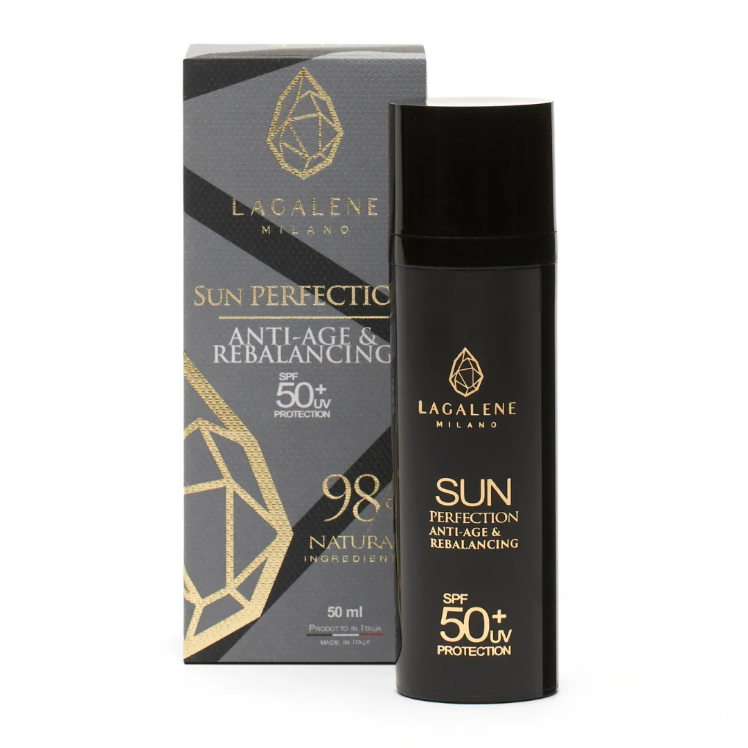 Lagalene Milano Sun Perfection, Crema Giorno Anti-age con Protezione Solare SPF50+, 50ml