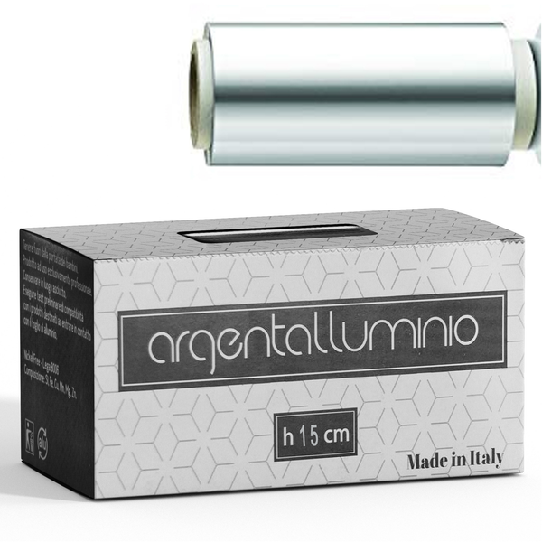 Argentalluminio Carta Stagnola Argento 130mt - con Astuccio