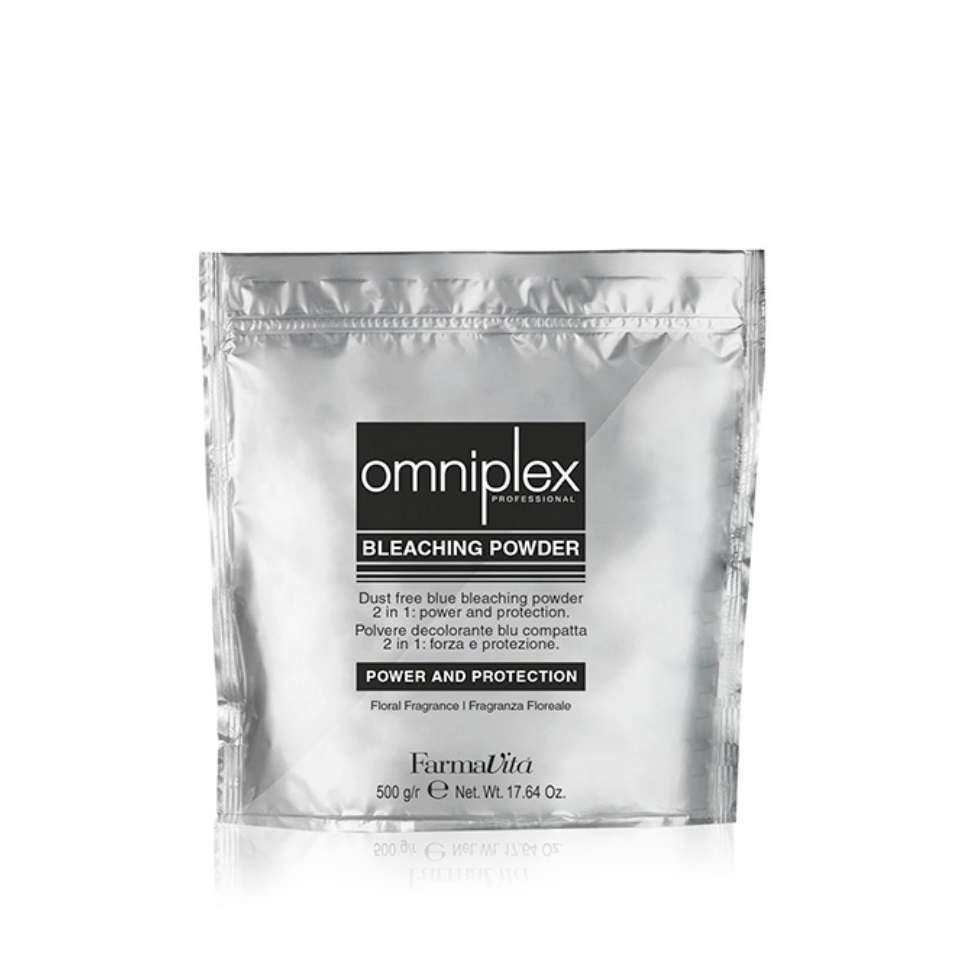 Farmavita Decolorante Omniplex polvere decolorante blu 2 in 1 - 500 grammi