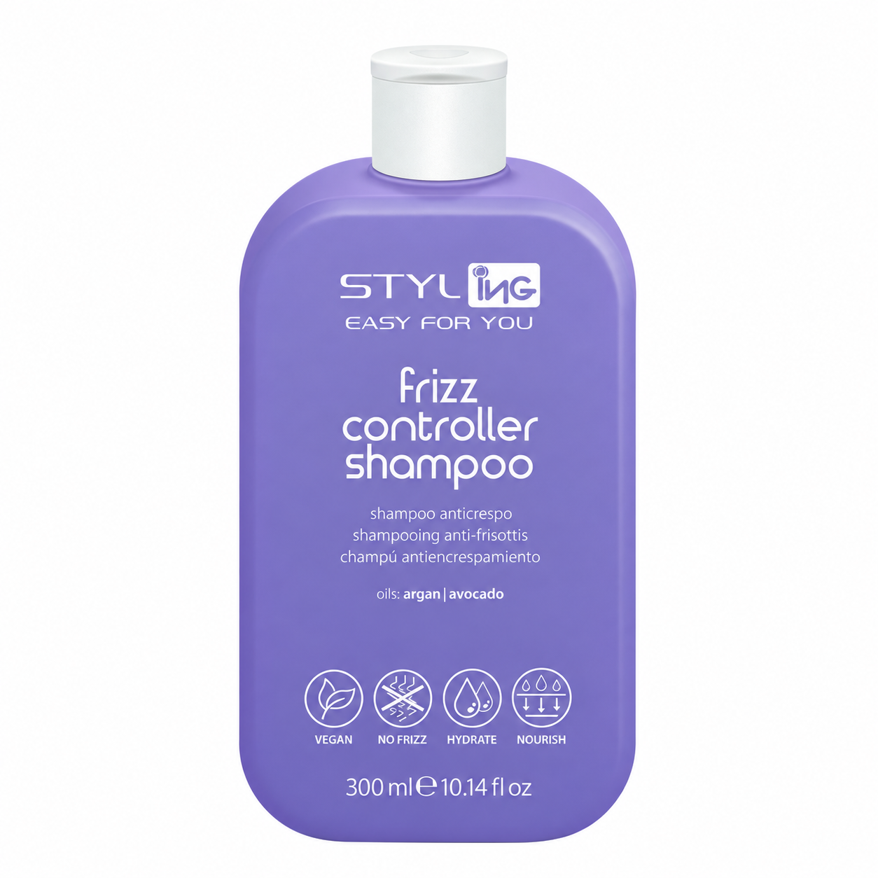 ING Shampoo anticrespo con olio di argan - 300 ml