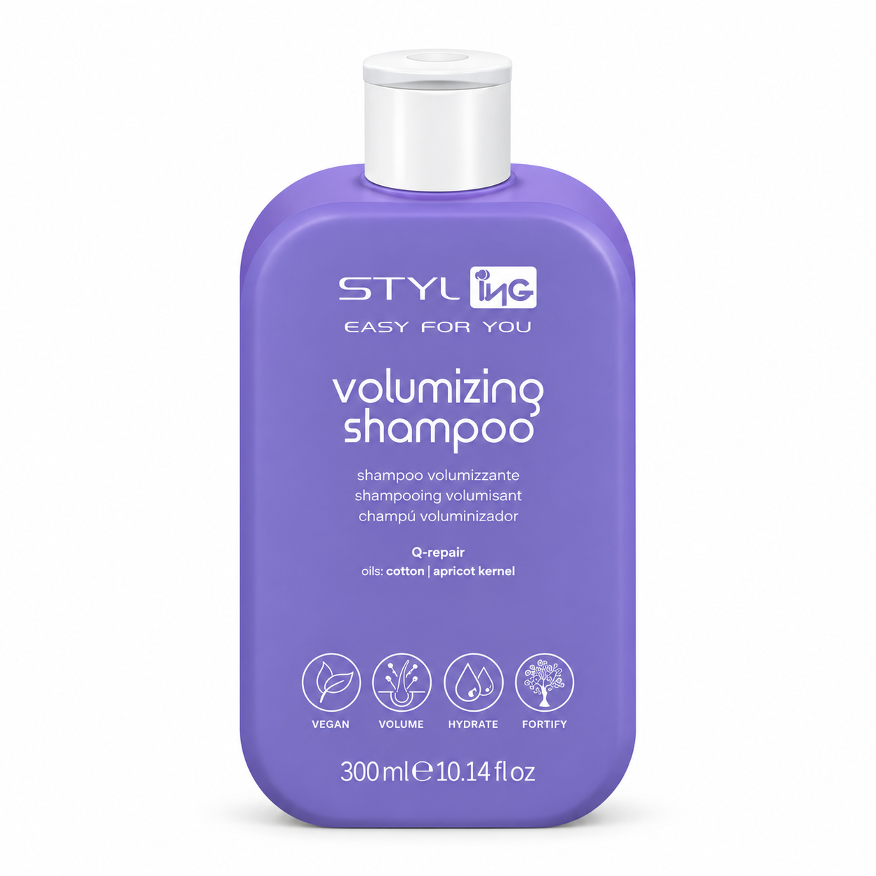 ING Shampoo volumizzante con Olio di cotone e albicocca - 300 ml