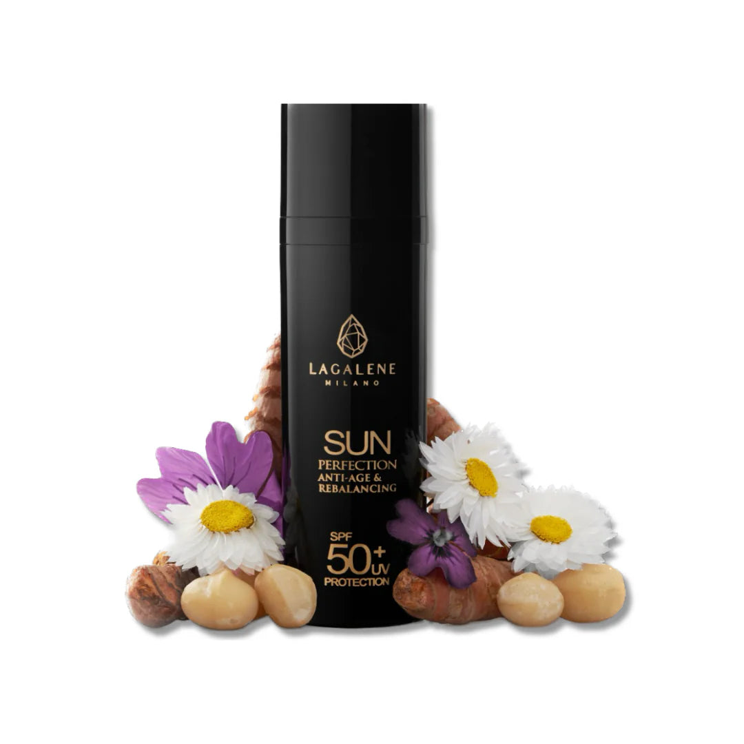Lagalene Milano Sun Perfection, Crema Giorno Anti-age con Protezione Solare SPF50+, 50ml