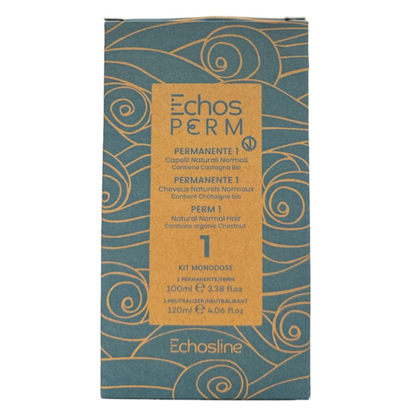 ECHOSLINE P1 KIT Permanente Monodose 100ml + Neutralizzante 120ml Capelli Normali