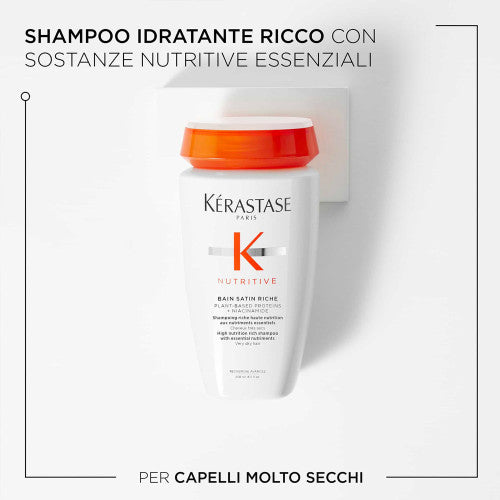 Kerastase Nutritive Bain Satin Riche 250ml - shampoo per capelli molto secchi