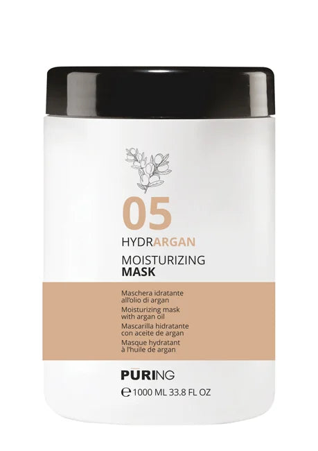 PURING 05 Maschera Idratante Argan e Semi di Lino - 1000 ml