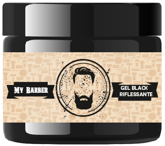 MY BARBER GEL BLACK RIFLESSANTE 500 ML